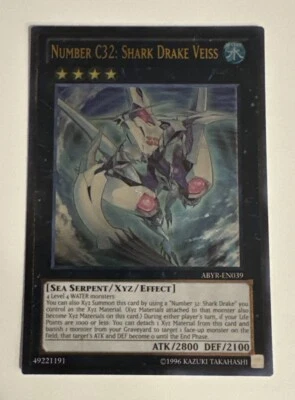 Number C32: Shark Drake Veiss ABYR-EN039 Ultimate Near Mint Yugioh - Image 1 of 4