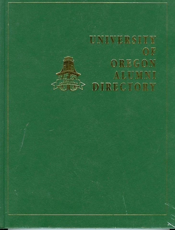 Directorio de ex alumnos de la Universidad de Oregon 1990 - excelente estado Foto 1 de 1