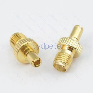 TS9 male to SMA female Straight Adapter Connector Gold plated 50ohm Coaxial Coax - Picture 1 of 6