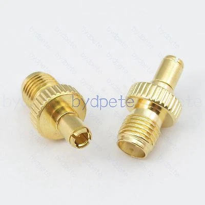 TS9 male to SMA female Straight Adapter Connector Gold plated 50ohm Coaxial Coax - Image 1 of 4