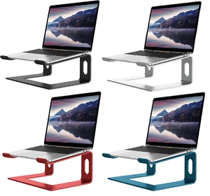 Metal Laptop Tablet Stand Portable Riser Bracket Holder For Desk Table Mount - Picture 1 of 42