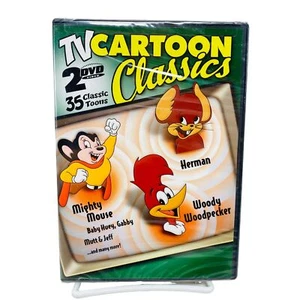 TV Cartoon Classics Vol 1 (2005, DVD) 2-Discs 35 Classic Toons New - Imagen 1 de 4