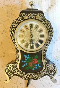 RELOJ DESPERTADOR ELÉCTRICO DE MESA 1975-79 WESTCLOX ROSEFLEUR DE COLECCIÓN - MODELO #22804 - Imagen 1 de 9