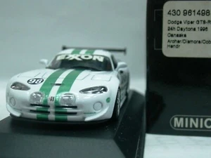 WOW EXTREMELY RARE Chrysler Viper 1996 GTS-R #98 Archer Daytona 1:43 Minichamps - Picture 1 of 3