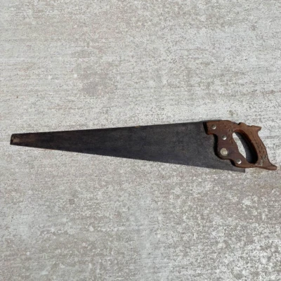 Vintage Antique Atkins 26” Hand Saw - HLN - Image 1 of 4