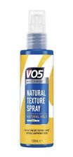 4 X Vo5 Natural Texture Spray Sea Salt Lightweight Hair Finish Product 150ml