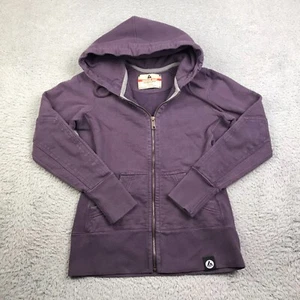 American Giant Hoodie Womens XS Purple 100% Cotton Full Zip Sweater USA Made - Picture 1 of 11