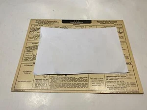 1935 Cadillac Sixteen Model 452D 154” Series 60 AEA Tune Up System card - Bild 1 von 1
