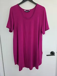 TAKING SHAPE Women’s Pink Top Plus Size 16 Bamboo Blend - Picture 1 of 10