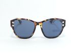 Dior Dioraddict3 P65 A9 Square Acetate Sunglasses Havana/Blue 60-17-145 New