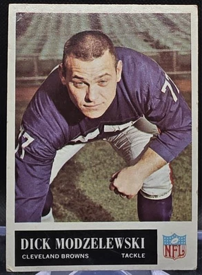 1965 Philadelphia Dick Modzelewski #36 Cleveland Browns EX - Image 1 of 2