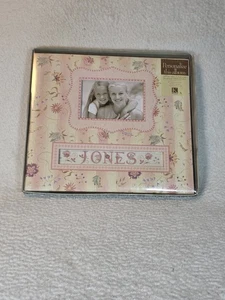 K&Company Scrapbook Album 12x12 Chelsea Frame-A-Name Pink Floral- Brand New - Picture 1 of 15
