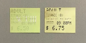 Ultra Rare Titanic Movie Ticket Stub (Dec 19, 1997 Opening Day) + More - Picture 1 of 6