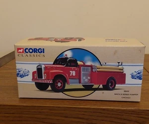 Corgi 98450 Chicago Mack B Series Fire Truck - Picture 1 of 5