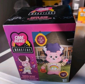 Cuidado Osos X Monstruos Animación Novia de Frankenstein Halloween Soplado por Aire Inflable - Imagen 1 de 5