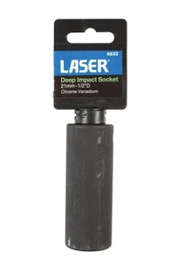 Laser Tools Deep Impact Socket 1/2"D 21mm 6832 - Picture 1 of 1