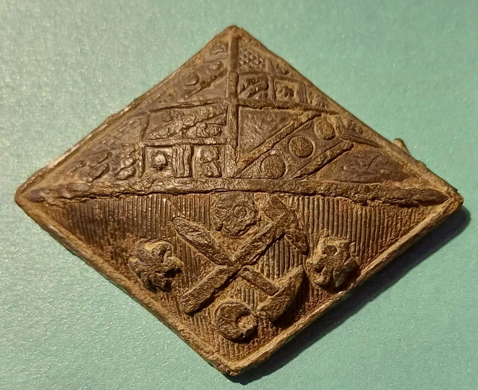 Royal Engineers Silver Badge 1900,s Boer War/WW1 " Very Rare Piece " - Image 1 of 3