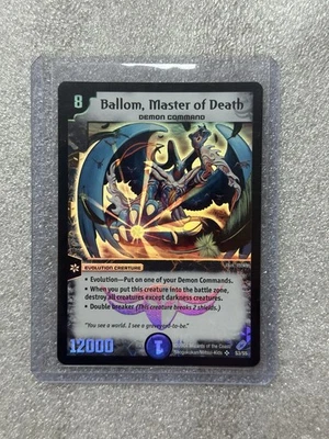 Duel masters Ballom, Master of Death S3/S5 Holo Foil Dm-04 Super Rare LP/ NM - Image 1 of 4