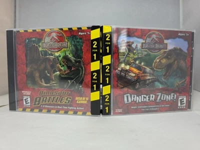 Jurassic Park 3 Danger Zone Dinosaur Battles PC CD-ROM Factory Sealed Authentic  - Image 1 of 4