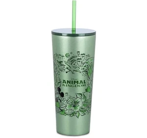 Disney's Parks Animal Kingdom Edelstahl Starbucks Becher mit Strohhalm Neu - Bild 1 von 2