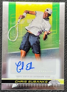 Chris Eubanks 2024 Topps Chrome #TCA-CES Topps Chrome Autographs (RC, AU) USA - Picture 1 of 2