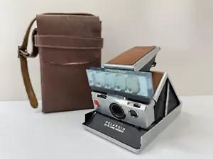 Vintage Polaroid SX-70 Land Camera with Case Flash Bar & Instruction Manual - Picture 1 of 21