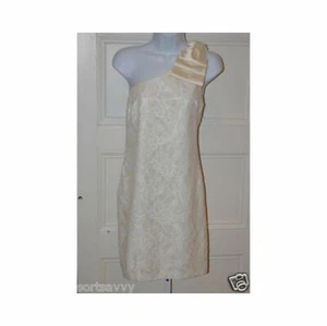 Vestido de encaje AQUA marfil talla 6 - Imagen 1 de 5