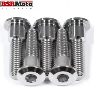 Suzuki Bandit 600 / 600S Titanium Rear Brake Disc Rotor Bolts, 1995-2004 - Picture 1 of 3