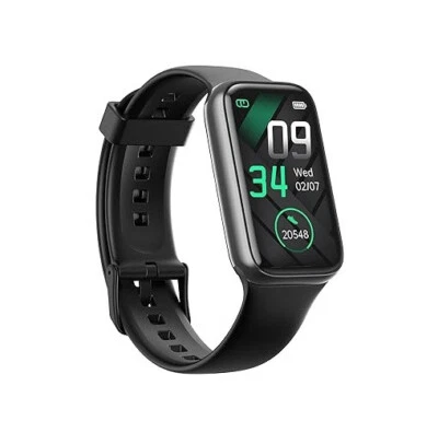 BingoFit Fitness Tracker, Fitness Armband Uhr mit Schrittzähler Pulsuhr Schwarz - Bild 1 von 4