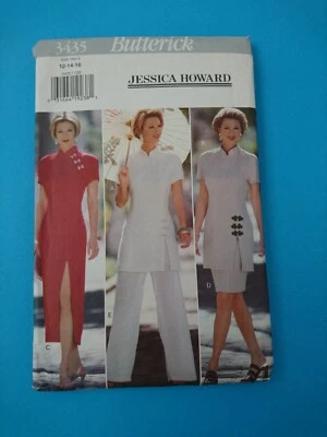 BUTTERICK PATTERN JESSICA HOWARD 3435 Dress Skirt Top Pants Size 12-14-16 UNCUT - Image 1 of 4
