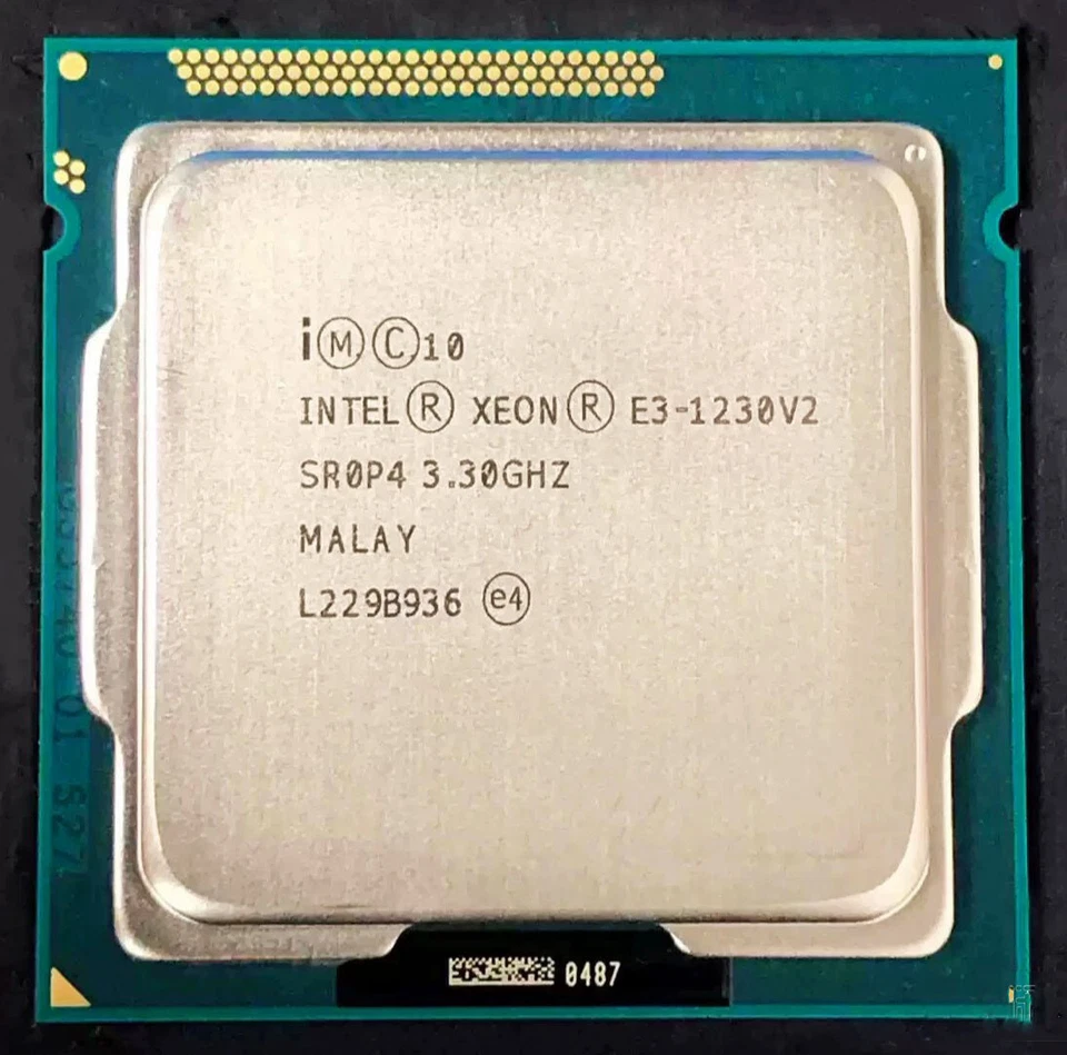 Intel Xeon E3-1230V2 SR0P4 4-core 3.3GHz 69W LGA-1155 CPU processor - Image 1 of 1