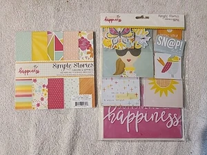 Simple Stories Sunshine & Happiness PACK SN@P y almohadilla de papel 6 X 6 con 24 hojas - Imagen 1 de 4