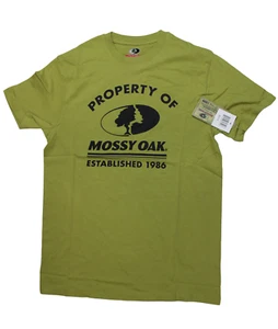 Mossy Oak T-Shirt Mens Size Medium Green Short Sleeve Logo 100% Cotton - Picture 1 of 4