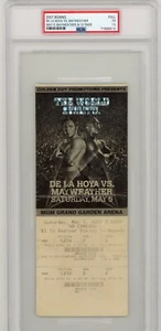 2007 BOXING FULL TICKET PSA FLOYD MAYWEATHER JR VS OSCAR DE LA HOYA RARE OLD WOW - Picture 1 of 2