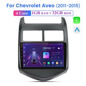 Para Chevrolet Aveo Sonic 2011-2015 Android 13 Coche GPS NAVEGACIÓN Radio Estéreo Carplay - Imagen 1 de 11