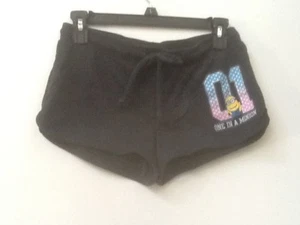 Women's Gray Pajama Lounge Sleep Shorts Despicable Me Minion Made S Small - Picture 1 of 4