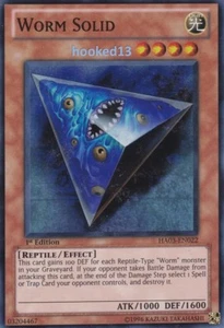 Worm Solid Super Rare Yu-Gi-Oh Card HA03-EN022 - Bild 1 von 2