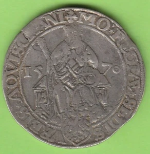 Nsw-Leipzig Aachen Reichstaler 1570 Very Nice, Small Schrötlingsfehler - Picture 1 of 2