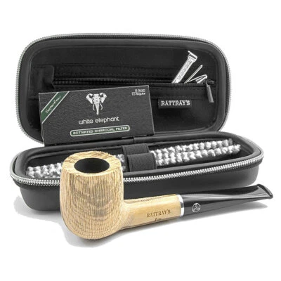 Rattray's Pfeife, Joy Olive Brushed 113 - Starter Set - Bild 1 von 4