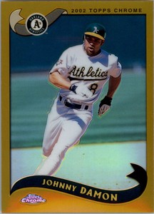 2002 Topps Chrome Gold Refractors Baseball Card Pick