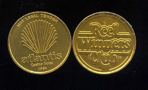 ATLANTIS CASINO HOTEL REEL WINNERS CLUB TOKEN (S303) 1984 - Picture 1 of 1