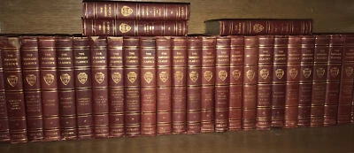 LEATHER Set;HARVARD CLASSICS! 30 Volumes FIRST EDITION Set GENUINE LEATHER Chip - Image 1 of 4