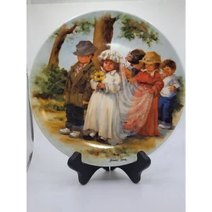 Jeanne Down’s ~ “Here comes the Bride” ~ Edwin M Knowles China ~ #17120A ~ 1985 - Picture 1 of 5