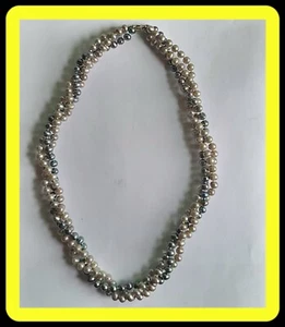Nice Genuine 5-6mm Pearl 18 inch Neckless - Picture 1 of 2