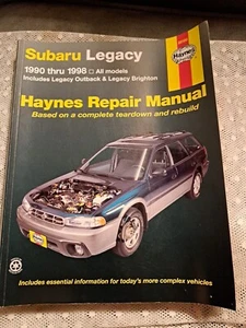 Subaru Legacy 1990-1998 Haynes Repair Manual 89100 Good Condition - Picture 1 of 9