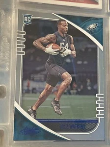 2020 Absolute Football Quez Watkins Blue Rookie Card # 186 - Bild 1 von 10