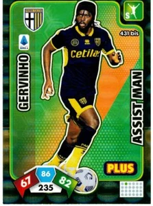 PANINI ADRENALYN XL CALCIATORI 2020-2021 CARD 431 bis GERVINHO (PLUS ASSIST MAN) - Picture 1 of 2