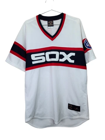 Vintage Carlton Fisk Jersey # 72Chicago White Sox Cooperstown Throwback Sz Large Cover
