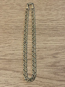 Vintage Fully Hallmarked 9ct Yellow Gold Double Curb Link Bracelet 20 cm/7.874" - Picture 1 of 9