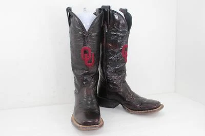 NOCONA OKLAHOMA UNIVERSITY TAMANHO 5 B BORGONHA EM ÓTIMO ESTADO  - Imagem 1 de 4